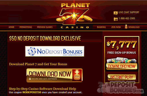Planet 7 deposit bonus